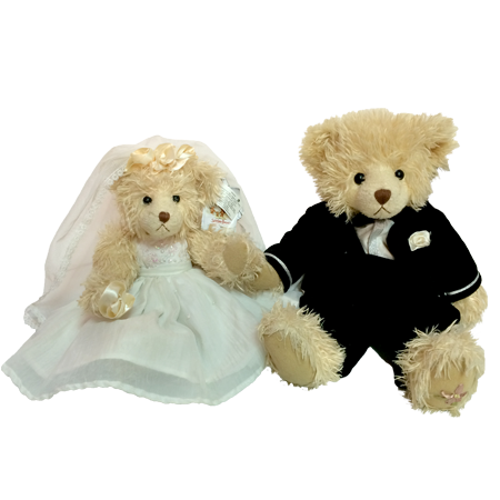 Медведи свадебная пара 2